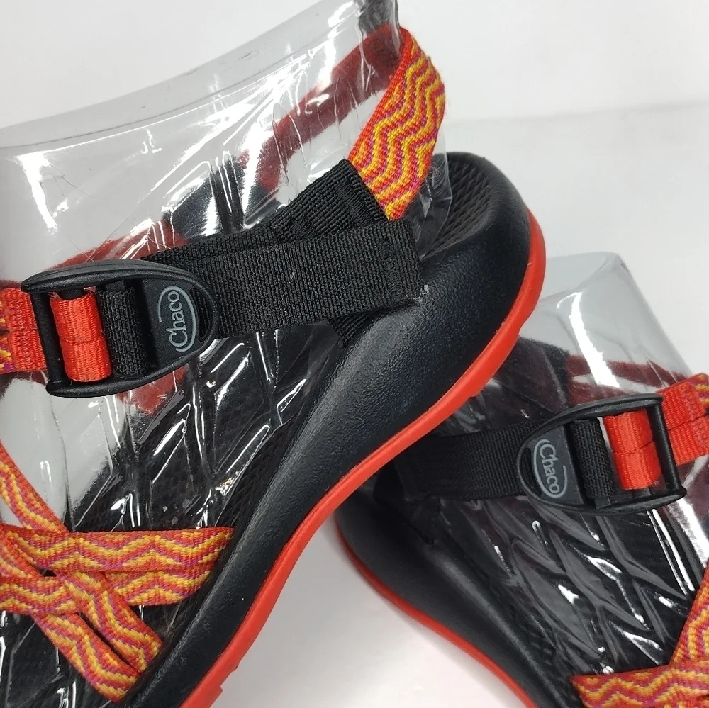 Chaco Orange Strappy Outdoors Kids Unisex Sandals Sz 3